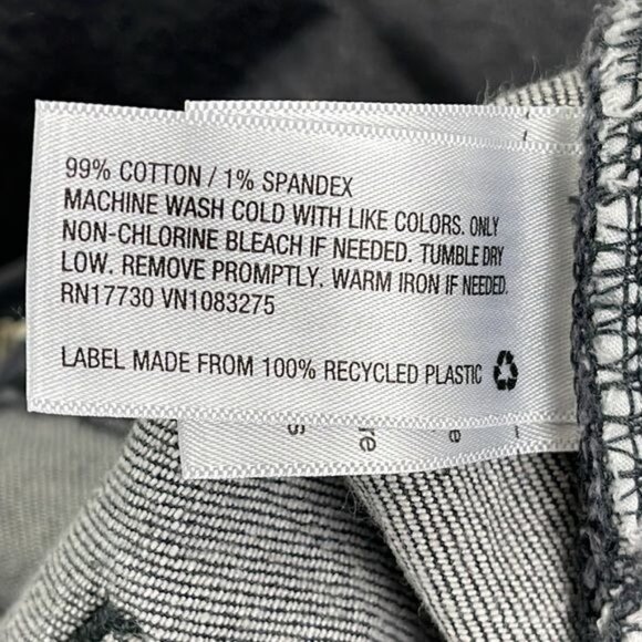 Universal Thread Gray Vintage Straight Cropped Jeans 31x26 Women's 12 NWT - Picture 8 of 15